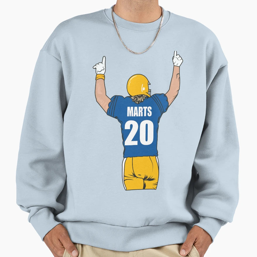 Marts Football Products Sweatshirt - Casual Everyday Wear for Adults - T-Shirt, Sweatshirt, Hoodie