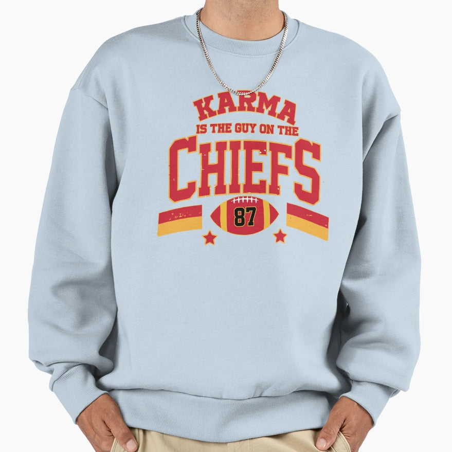 Karma Is Taylors Boyfriend TK Sweatshirt - Unique Graphic Men Women - T-Shirt, Sweatshirt, Hoodie