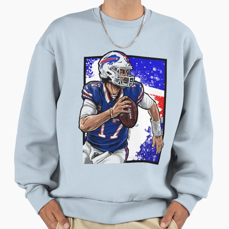 Allen Blue B Sweatshirt - Fun Novelty Design Men Women - T-Shirt, Sweatshirt, Hoodie
