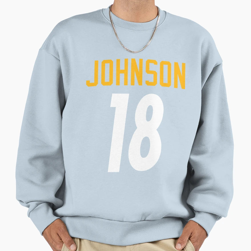 Diontae Johnson Jersey 18 Sweatshirt - Novelty Apparel Unisex - T-Shirt, Sweatshirt, Hoodie