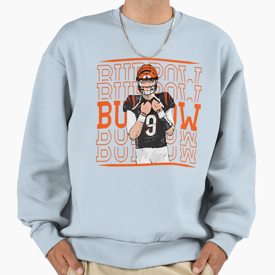 Oe Burrow 2023 Sweatshirt - Custom Art Print for Adults - T-Shirt, Sweatshirt, Hoodie