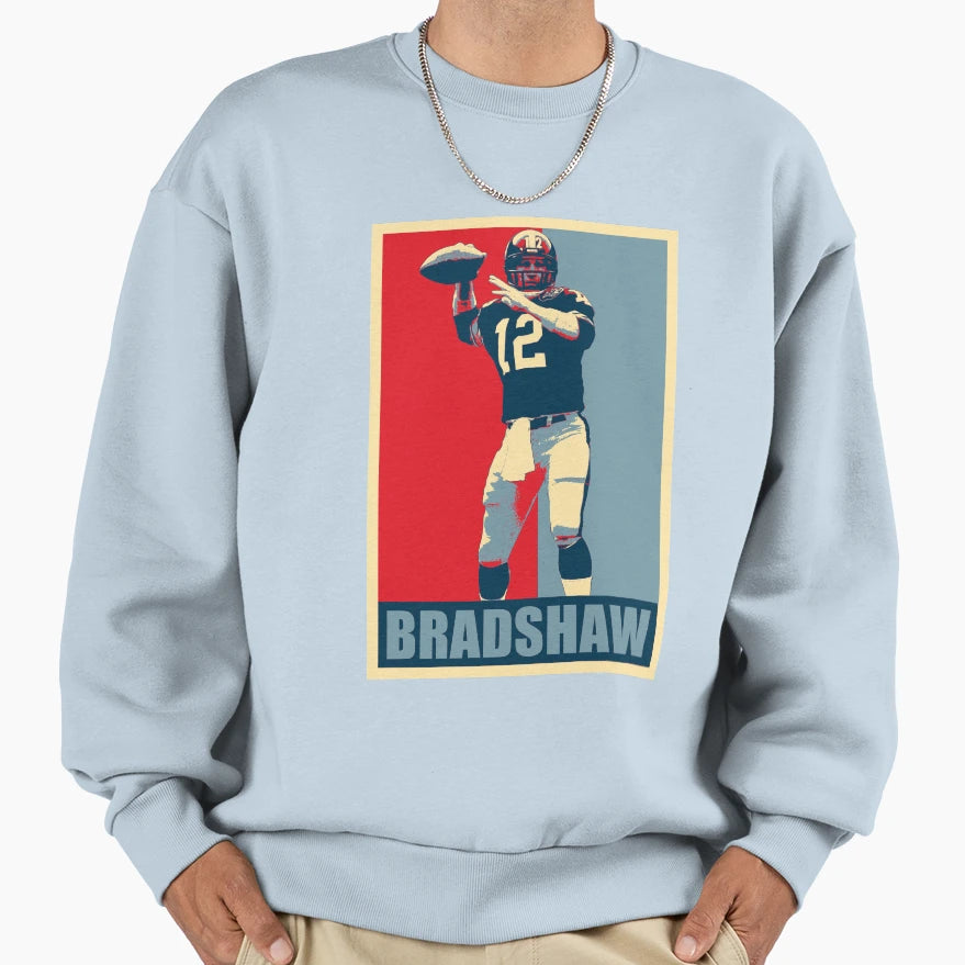 Terry Bradshaw Sweatshirt - Casual Everyday Wear Unisex - T-Shirt, Sweatshirt, Hoodie