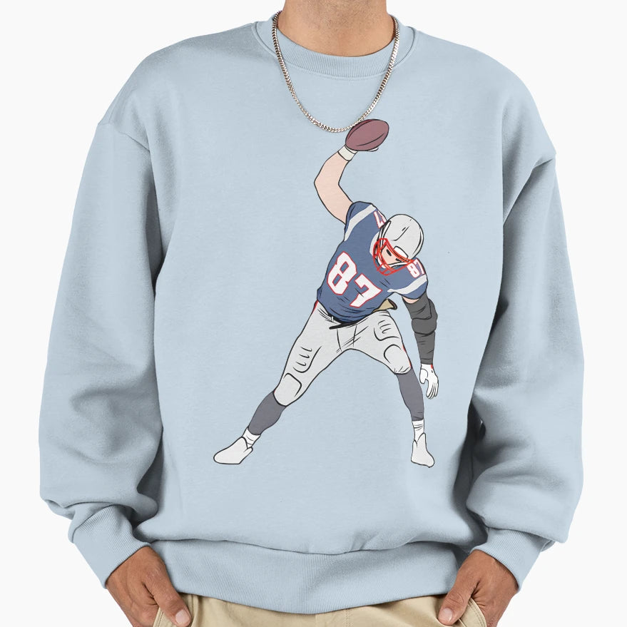 Gronk Spike American Football Sweatshirt - Fun Novelty Design Men Women - T-Shirt, Sweatshirt, Hoodie