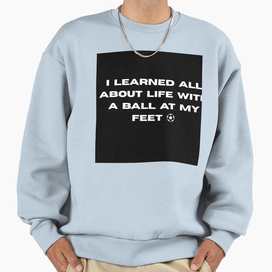 Copy Relevant Football Improvement Sweatshirt - Minimalist Print Men Women - T-Shirt, Sweatshirt, Hoodie