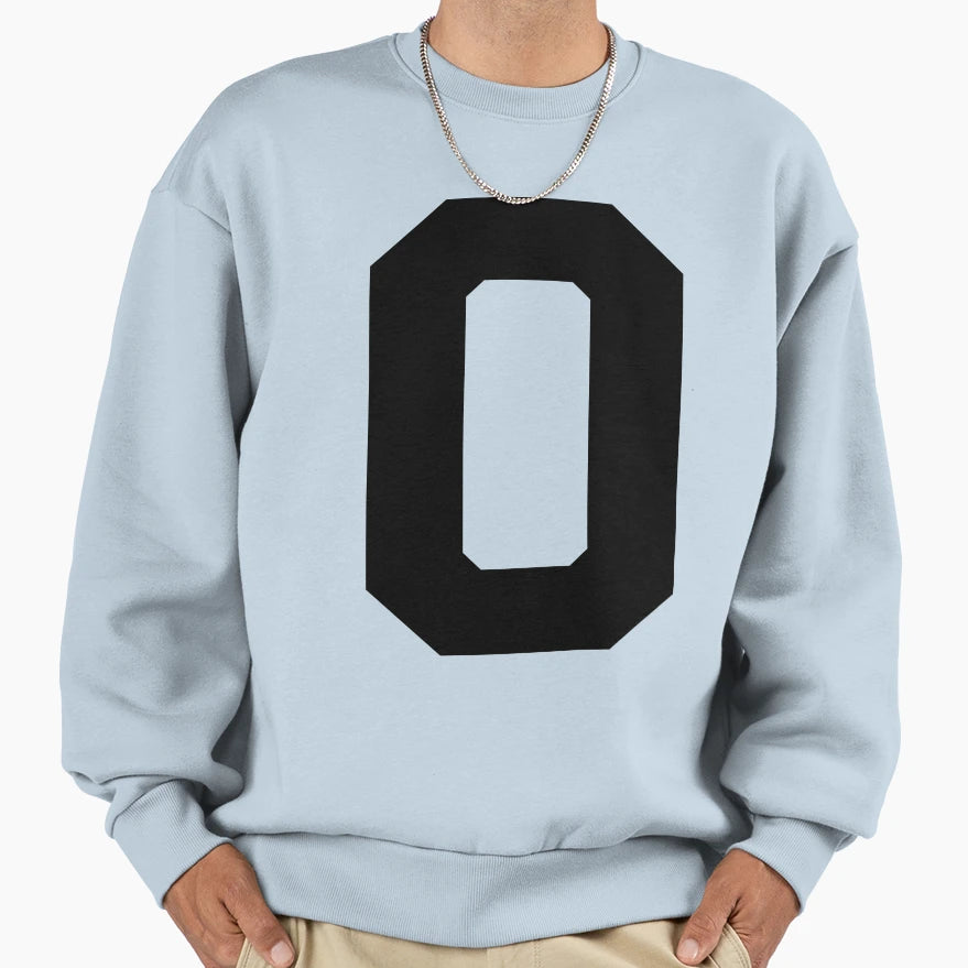 Number 0 Black Zero Sports Number 0 Sweatshirt - Graphic Print for Adults - T-Shirt, Sweatshirt, Hoodie