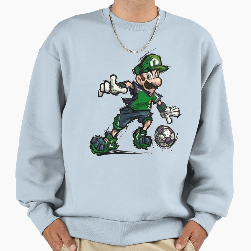 Green Foot Plumber Sweatshirt - Custom Art Print for Adults - T-Shirt, Sweatshirt, Hoodie