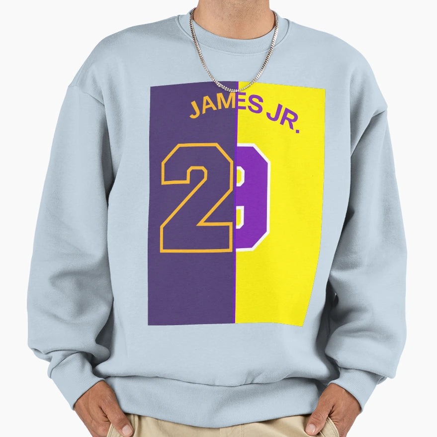 James Jr Jersey Art Collection Sweatshirt - Custom Art Print Unisex - T-Shirt, Sweatshirt, Hoodie