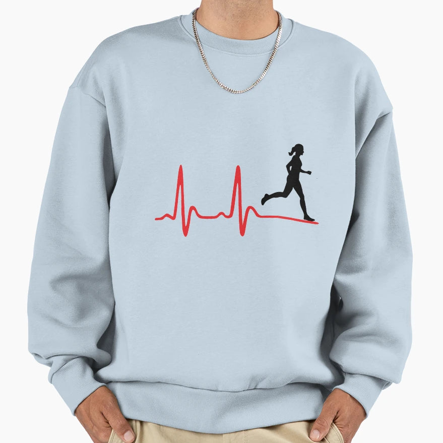Kopie Von Running Runner And Sweatshirt - Fun Novelty Design for Adults - T-Shirt, Sweatshirt, Hoodie