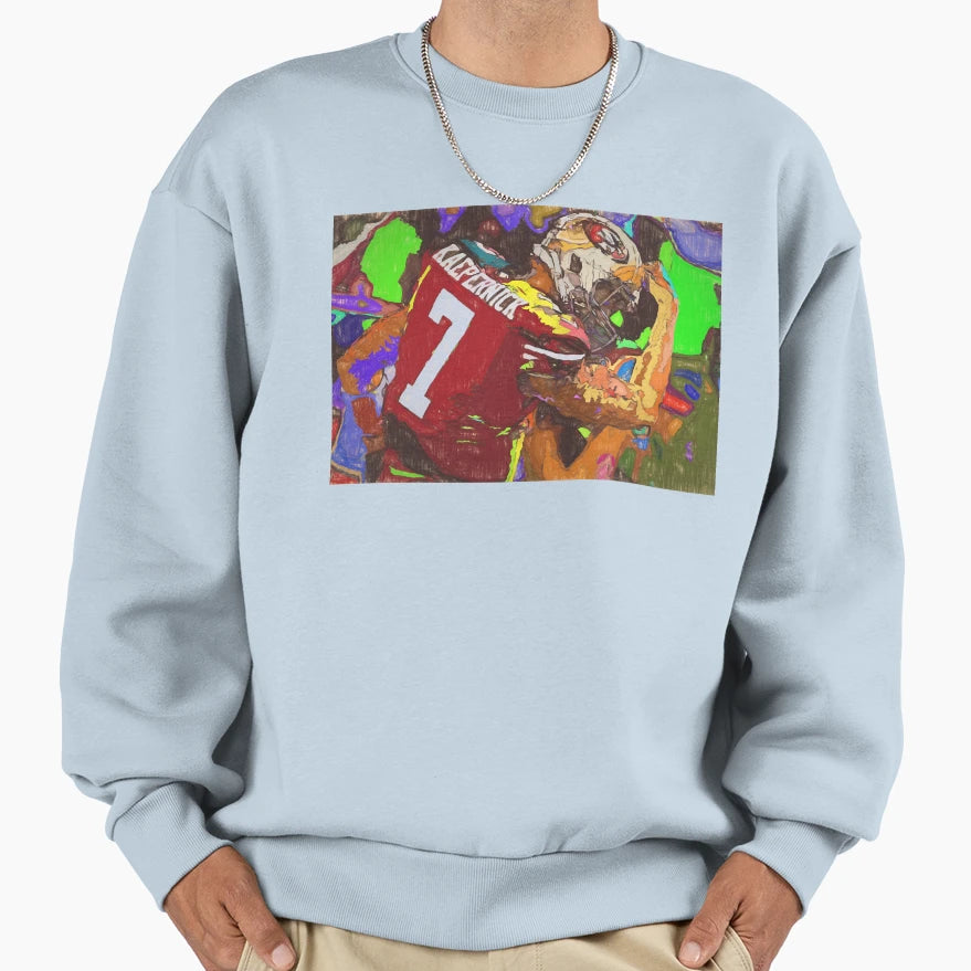 Colin Kaepernick Sketch Sweatshirt - Novelty Apparel Men Women - T-Shirt, Sweatshirt, Hoodie