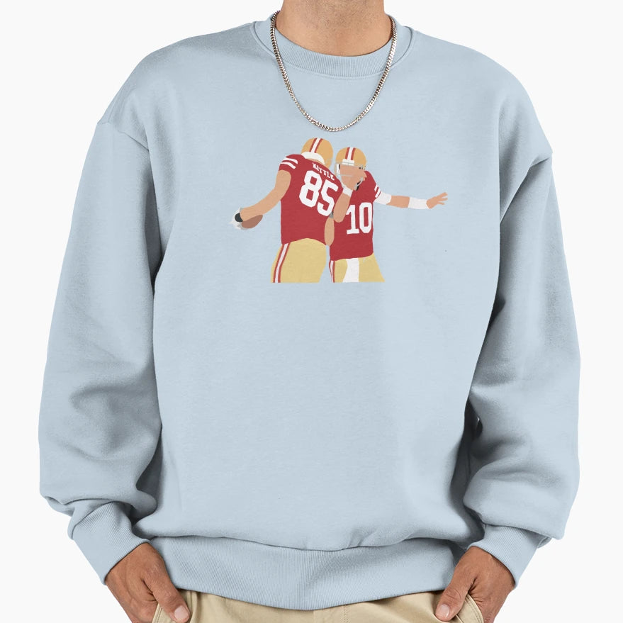 Jimmy G And GK Sweatshirt - Custom Art Print for Adults - T-Shirt, Sweatshirt, Hoodie