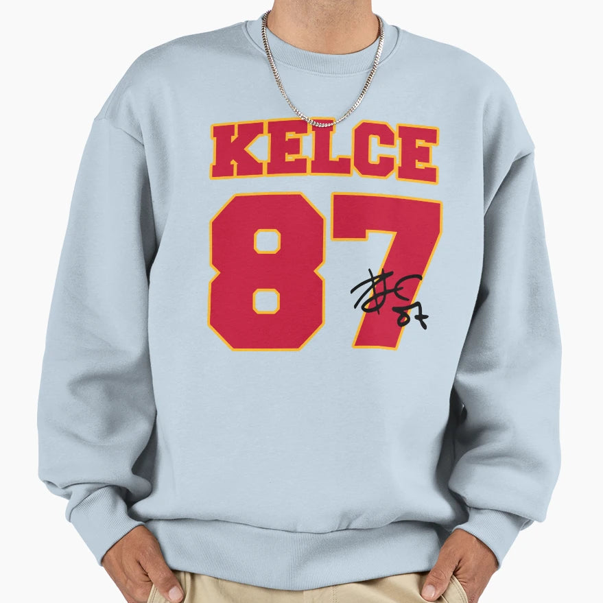 Kelce 87 Sweatshirt - Streetwear Style Unisex - T-Shirt, Sweatshirt, Hoodie