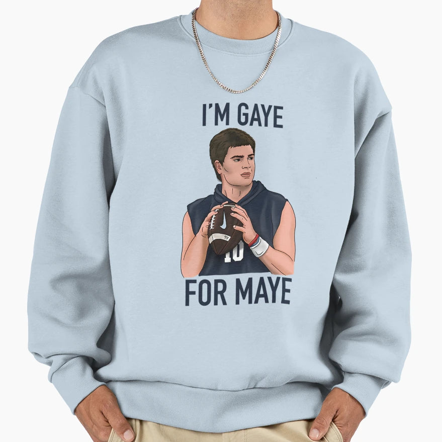 Patriots Football Drake Maye Sweatshirt - Novelty Apparel for Adults - T-Shirt, Sweatshirt, Hoodie