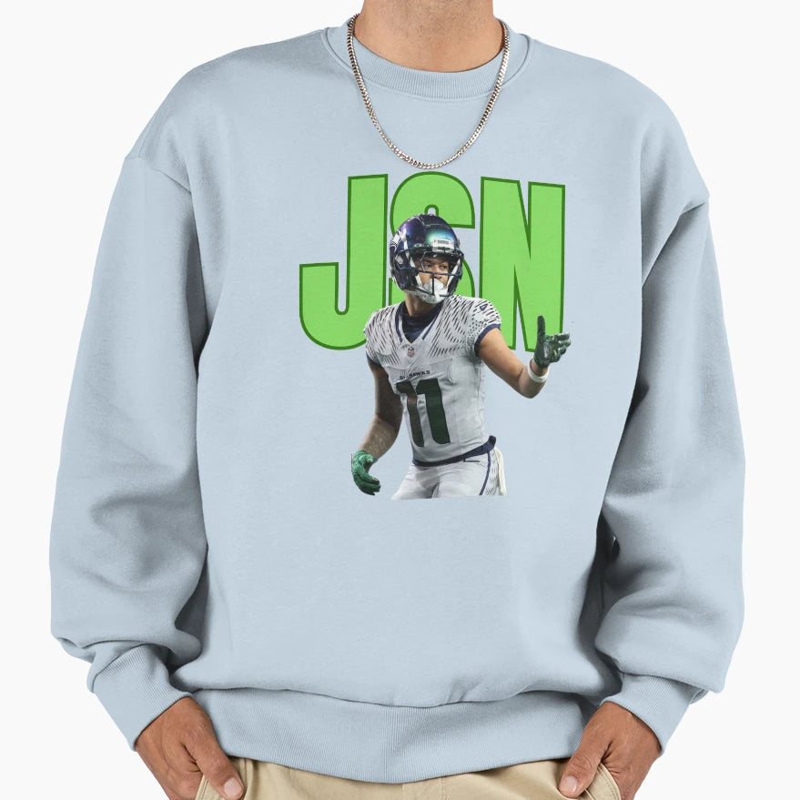 Jaxon Smith Njigba Rivalry Uniform Sweatshirt - Fun Novelty Design Unisex - T-Shirt, Sweatshirt, Hoodie