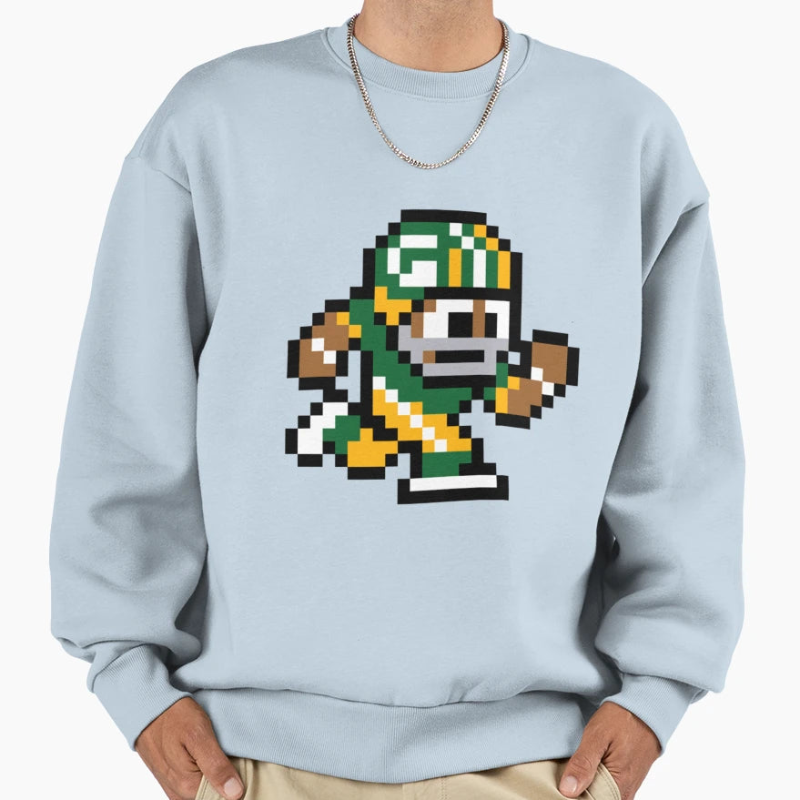 Green Bay Packers Tecmo Super Bowl Sweatshirt - Graphic Print Men Women - T-Shirt, Sweatshirt, Hoodie