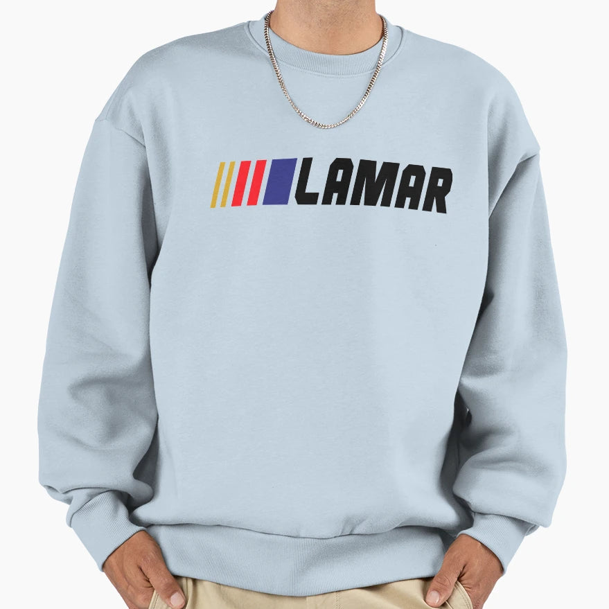 Lamar Sweatshirt - Unique Graphic for Adults - T-Shirt, Sweatshirt, Hoodie