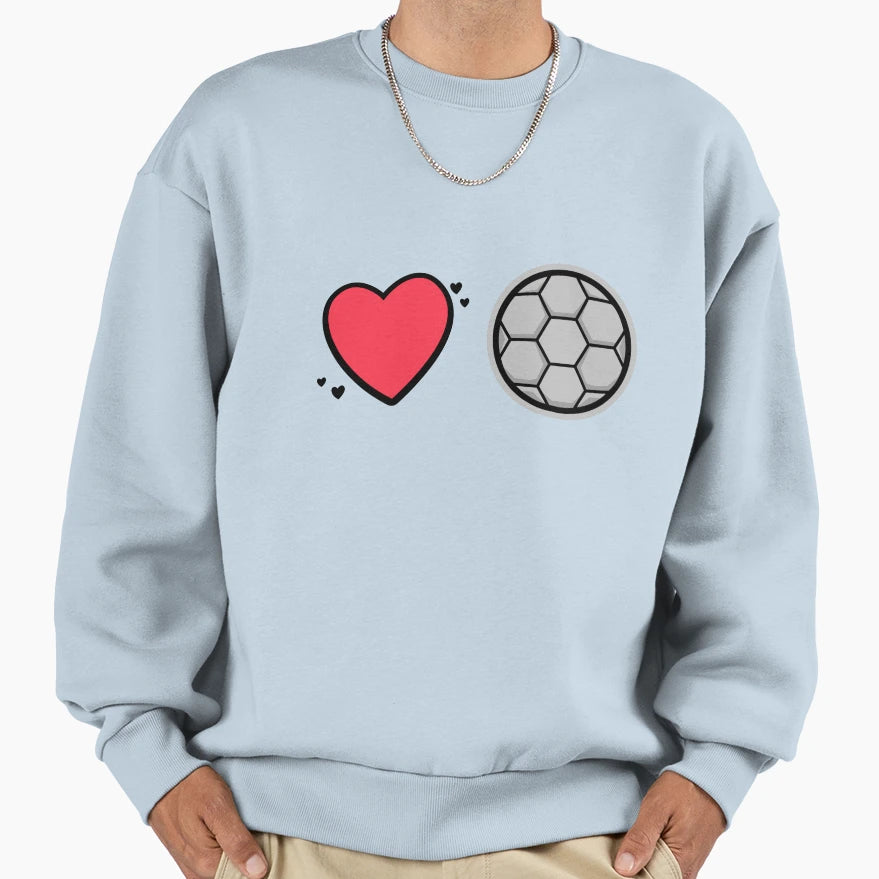 Love Football Sweatshirt - Unique Graphic Unisex - T-Shirt, Sweatshirt, Hoodie