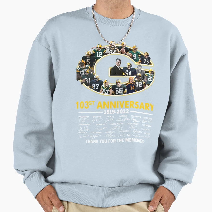 Green Bay Packers Sweatshirt - Minimalist Print Unisex - T-Shirt, Sweatshirt, Hoodie