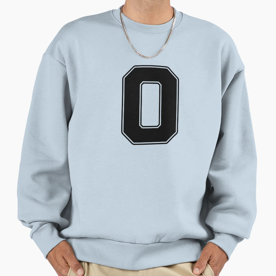 Jersey Number 0 Player Number Zero Black T-Shirt - Novelty Apparel Unisex - T-Shirt, Sweatshirt, Hoodie