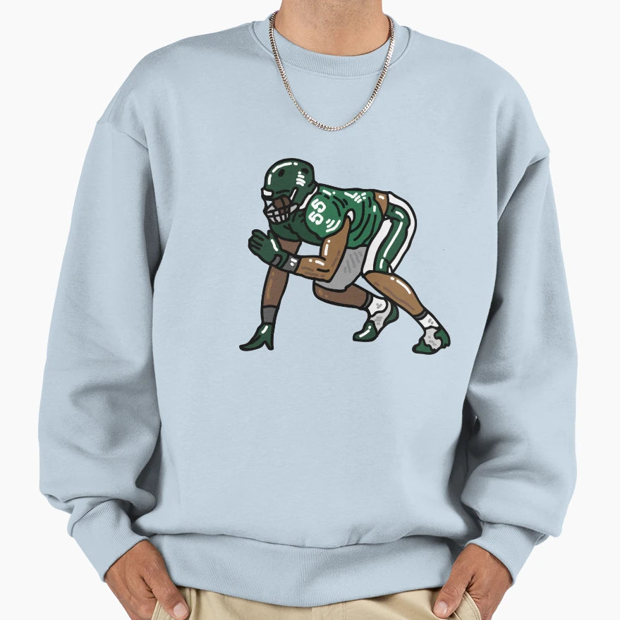 Star American Football Player Sweatshirt - Custom Art Print Men Women - T-Shirt, Sweatshirt, Hoodie