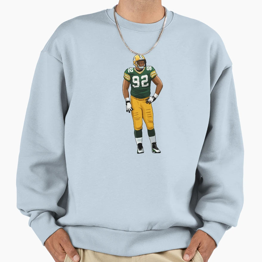Reggie White 92 Lineman Sweatshirt - Casual Everyday Wear Men Women - T-Shirt, Sweatshirt, Hoodie