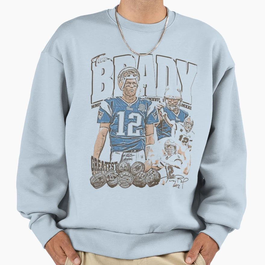 TB Goat Legacy Collage Sweatshirt - Casual Everyday Wear Men Women - T-Shirt, Sweatshirt, Hoodie