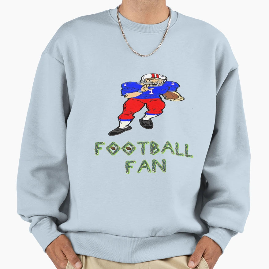 Football Fan Sweatshirt - Casual Everyday Wear for Adults - T-Shirt, Sweatshirt, Hoodie