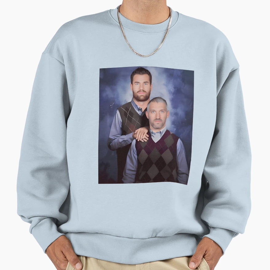 Alexander Ovechkin Tom Wilson Step Sweatshirt - Unique Graphic Unisex - T-Shirt, Sweatshirt, Hoodie