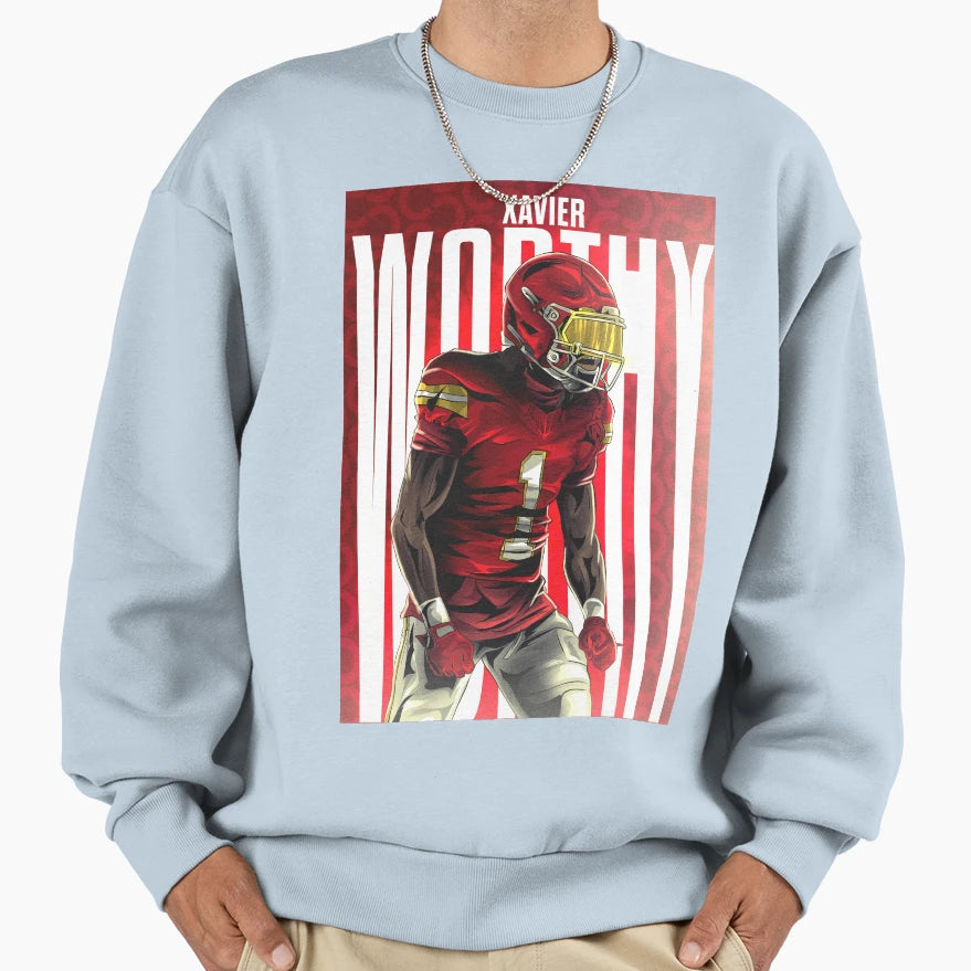 Chiefs Wide Reciever Xavier Sweatshirt - Fun Novelty Design for Adults - T-Shirt, Sweatshirt, Hoodie