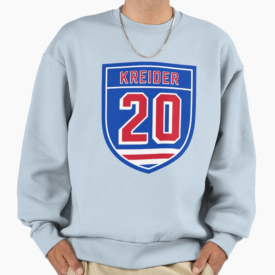 Kreider 20 Emblem Sweatshirt - Custom Art Print Unisex - T-Shirt, Sweatshirt, Hoodie