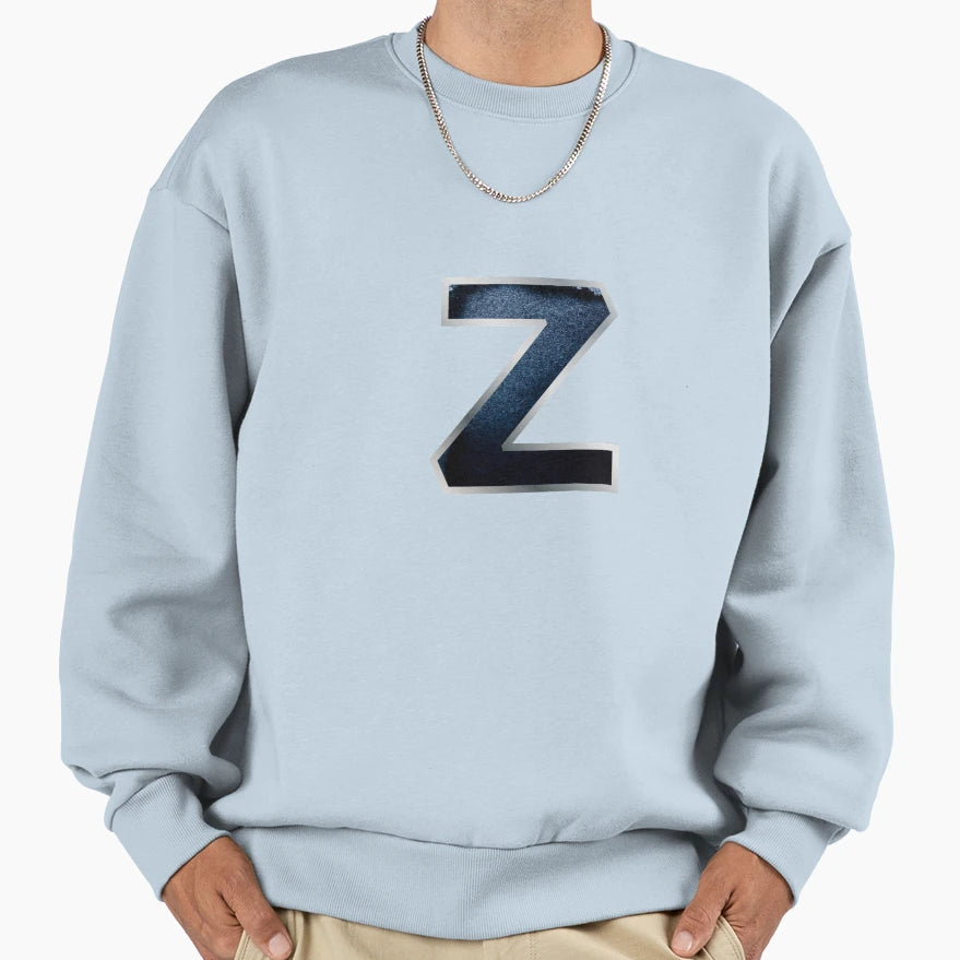 Watercolor Monogram Z Sweatshirt - Graphic Print Men Women - T-Shirt, Sweatshirt, Hoodie