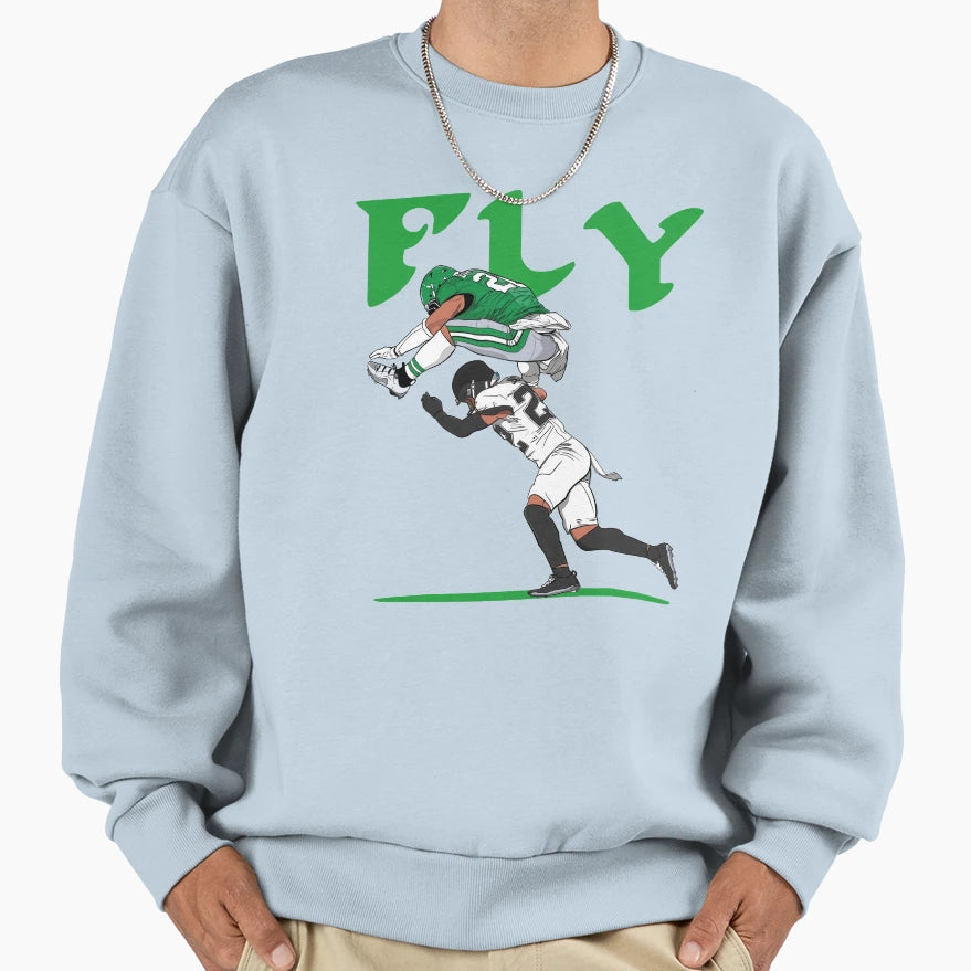 SB Fly Hurdle Sweatshirt - Fun Novelty Design Men Women - T-Shirt, Sweatshirt, Hoodie