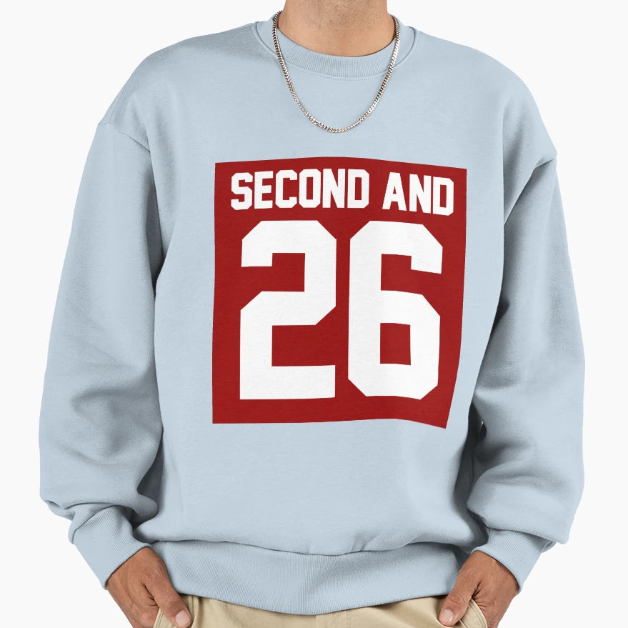2Nd 26 Alabama Football Sweatshirt - Trendy Graphic Men Women - T-Shirt, Sweatshirt, Hoodie