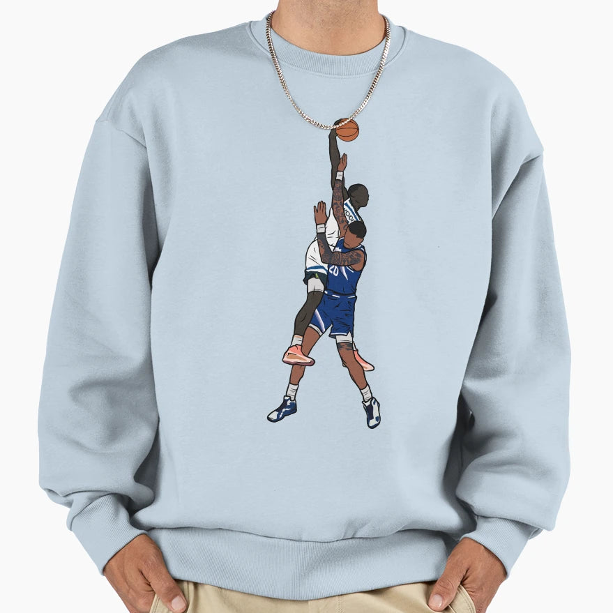 Anthony Edwards Dunks John Collins Sweatshirt - Custom Art Print Men Women - T-Shirt, Sweatshirt, Hoodie