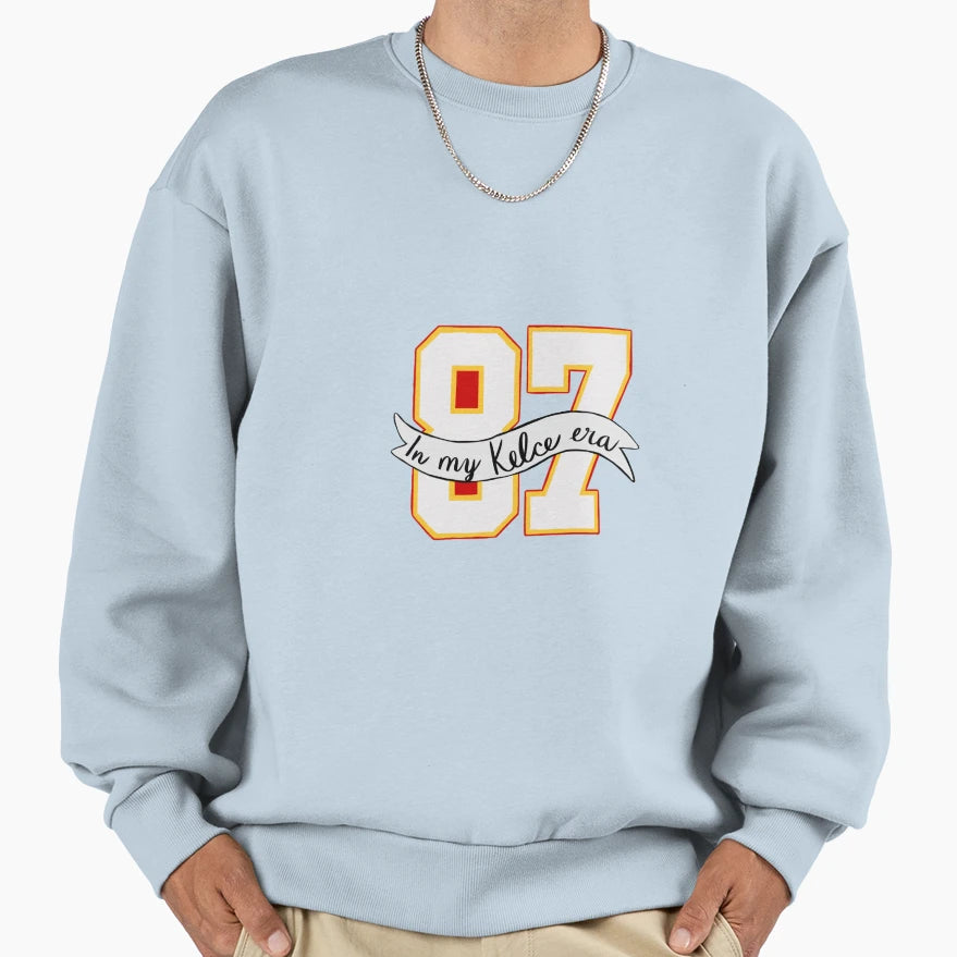 My Kelce Era 87 Sweatshirt - Minimalist Print Men Women - T-Shirt, Sweatshirt, Hoodie