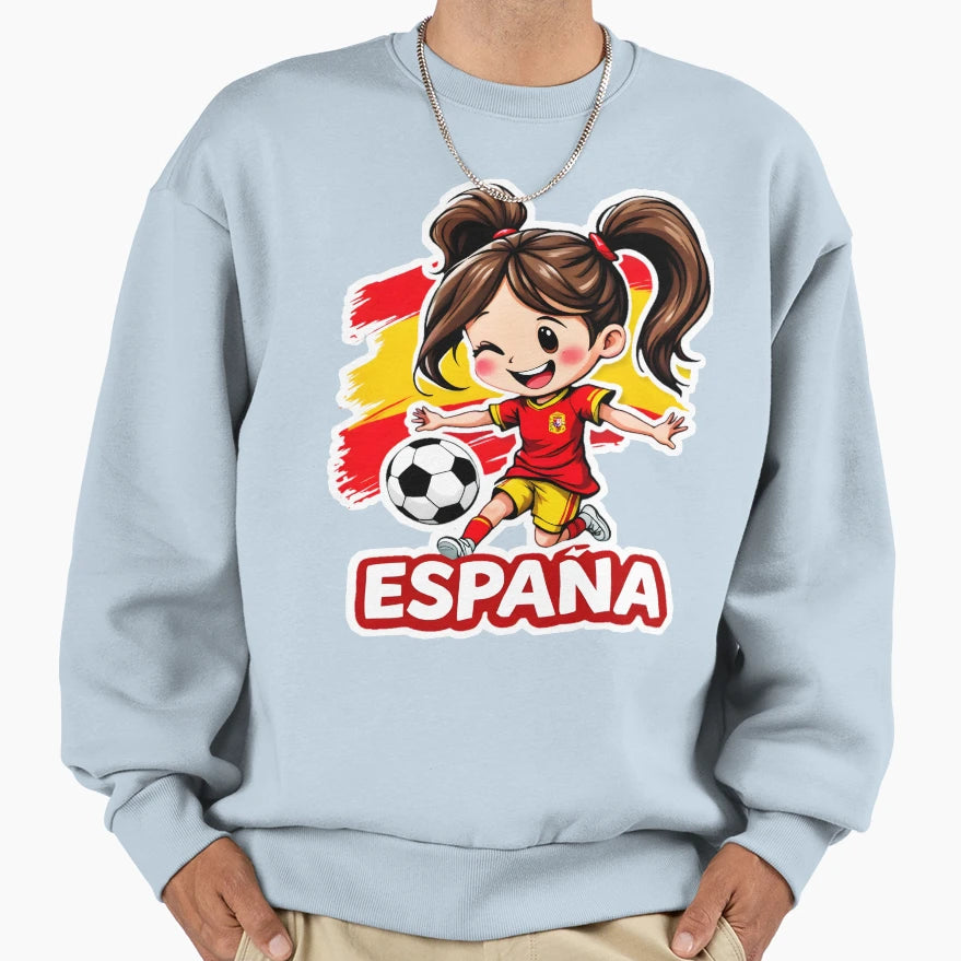 Soccer Spain Football Lover Sweatshirt - Aesthetic Graphic Unisex - T-Shirt, Sweatshirt, Hoodie