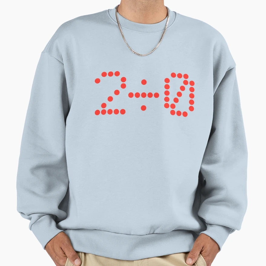 2 0 Two Divided Sweatshirt - Aesthetic Graphic Unisex - T-Shirt, Sweatshirt, Hoodie