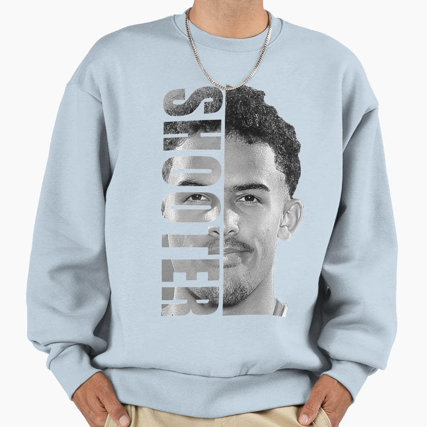 Trae Young Shooter Sweatshirt - Unique Graphic Unisex - T-Shirt, Sweatshirt, Hoodie