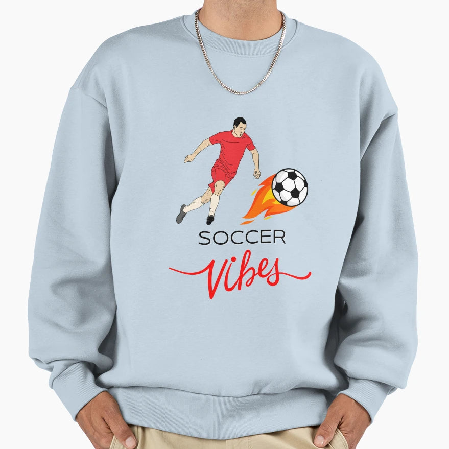 Soccer Vibes World Cup Qatar 2022 Sweatshirt - Novelty Apparel Unisex - T-Shirt, Sweatshirt, Hoodie