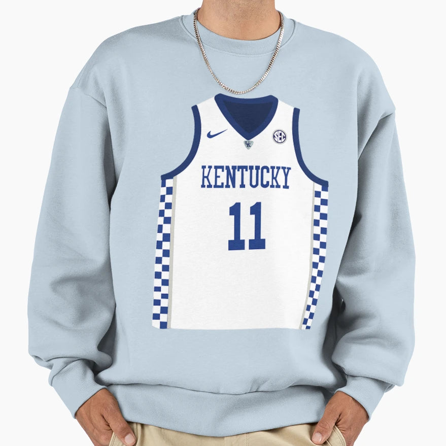 University Kentucky Jersey Sweatshirt - Aesthetic Graphic Men Women - T-Shirt, Sweatshirt, Hoodie