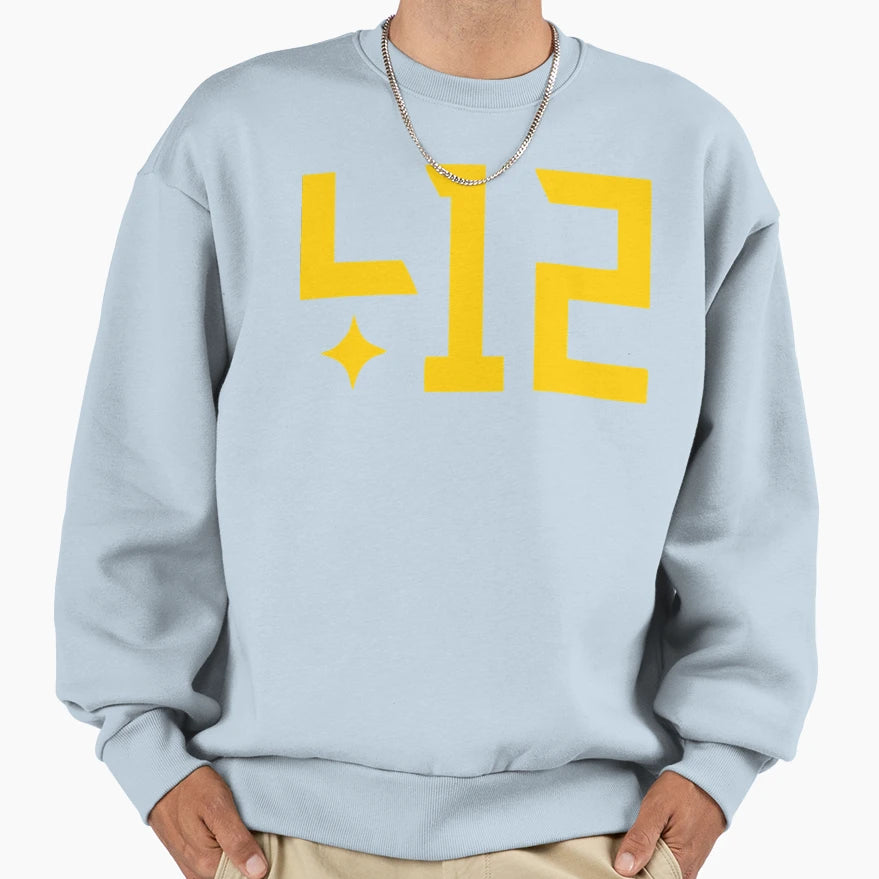 Best Selling 412 Pittsburgh T-Shirt - Minimalist Print Men Women - T-Shirt, Sweatshirt, Hoodie