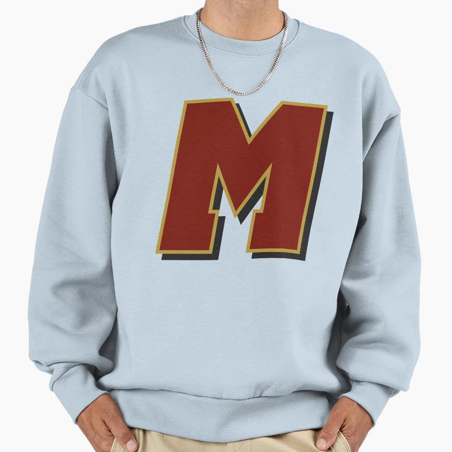 Megalomaniacs M Logo Sweatshirt - Minimalist Print Unisex - T-Shirt, Sweatshirt, Hoodie