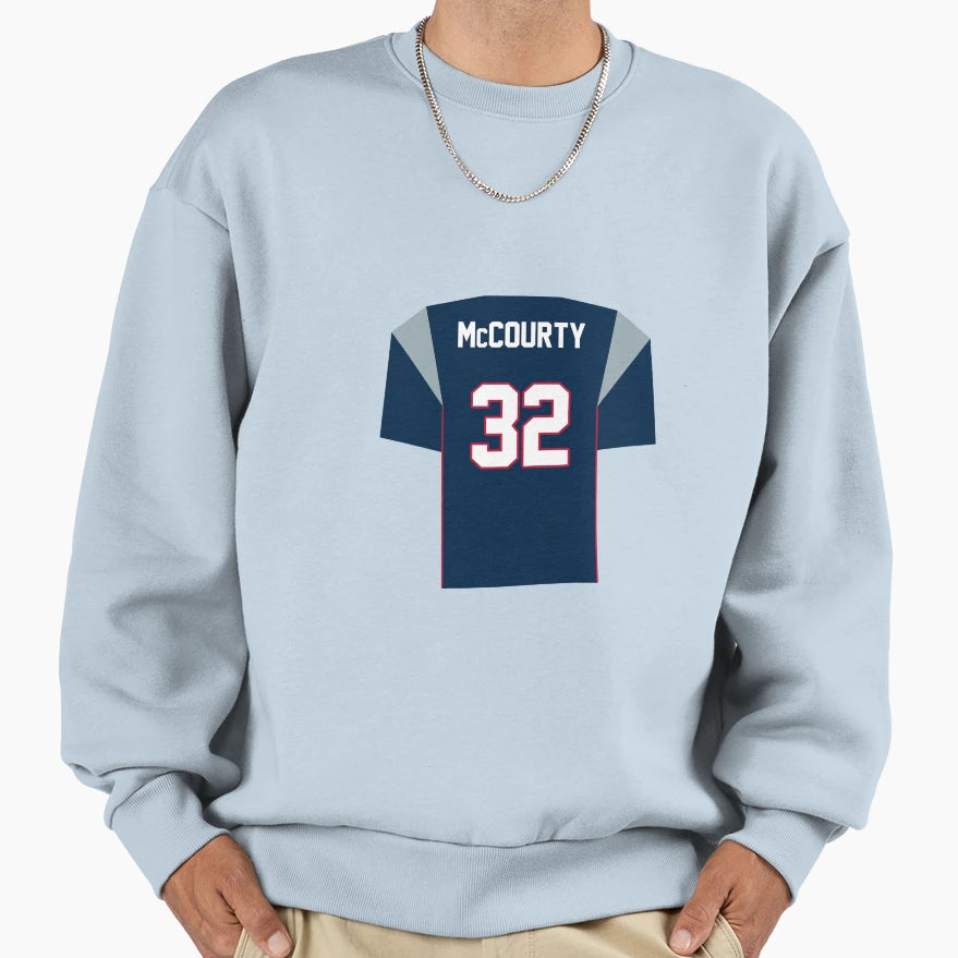 Devin Mccourty Patriots Jersey Sweatshirt - Minimalist Print Men Women - T-Shirt, Sweatshirt, Hoodie