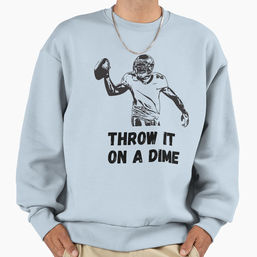 Trace Mcsorley Throw It Dime Sweatshirt - Casual Everyday Wear Unisex - T-Shirt, Sweatshirt, Hoodie