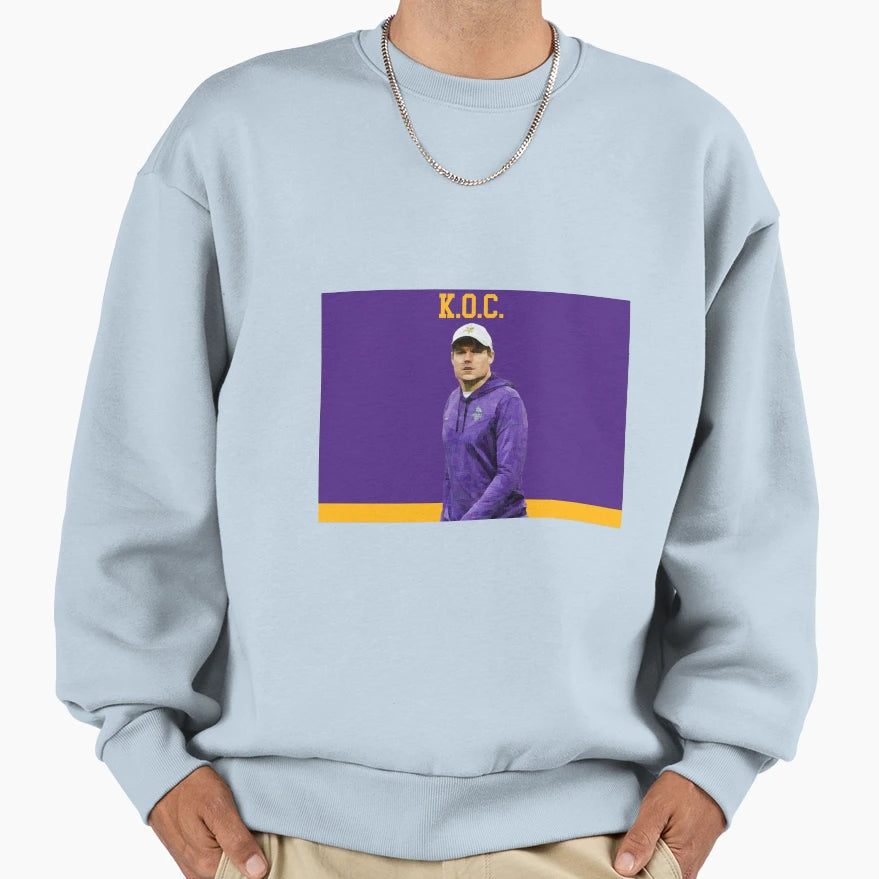 Minnesota Viking Head Coach Kevin Sweatshirt - Fun Novelty Design Unisex - T-Shirt, Sweatshirt, Hoodie