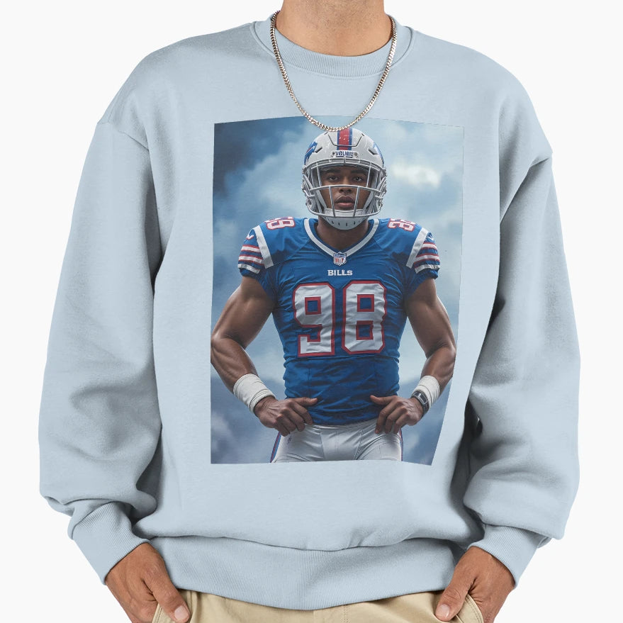 Pj Buffalo Bills Displaying Pride Sweatshirt - Trendy Graphic Unisex - T-Shirt, Sweatshirt, Hoodie
