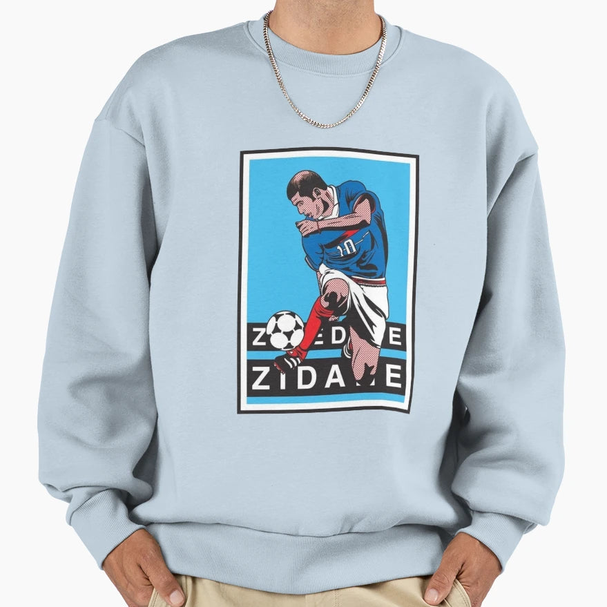 French Football Player From Sweatshirt - Fun Novelty Design for Adults - T-Shirt, Sweatshirt, Hoodie