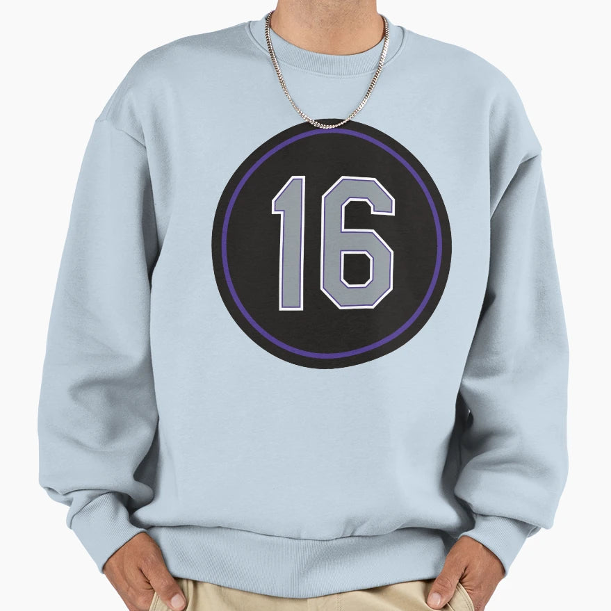 Huston Street 16 Jersey Number Sweatshirt - Streetwear Style for Adults - T-Shirt, Sweatshirt, Hoodie