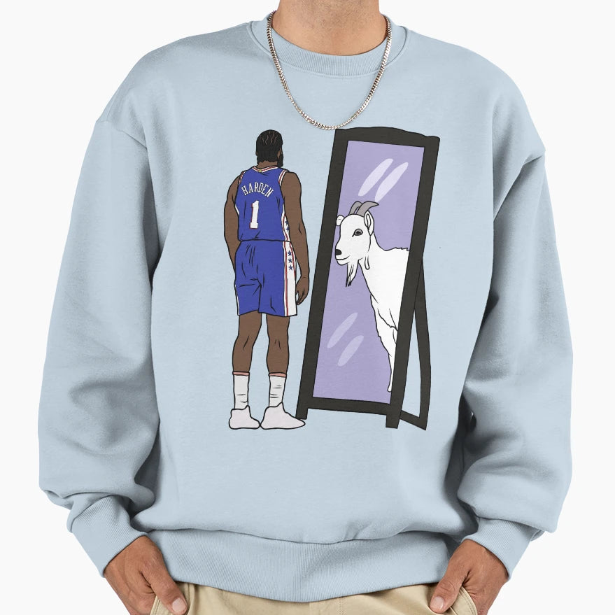 James Harden Mirror Goat Sweatshirt - Streetwear Style Unisex - T-Shirt, Sweatshirt, Hoodie