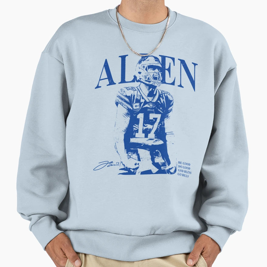 Allen 17 Rap Football Sweatshirt - Unique Graphic Unisex - T-Shirt, Sweatshirt, Hoodie