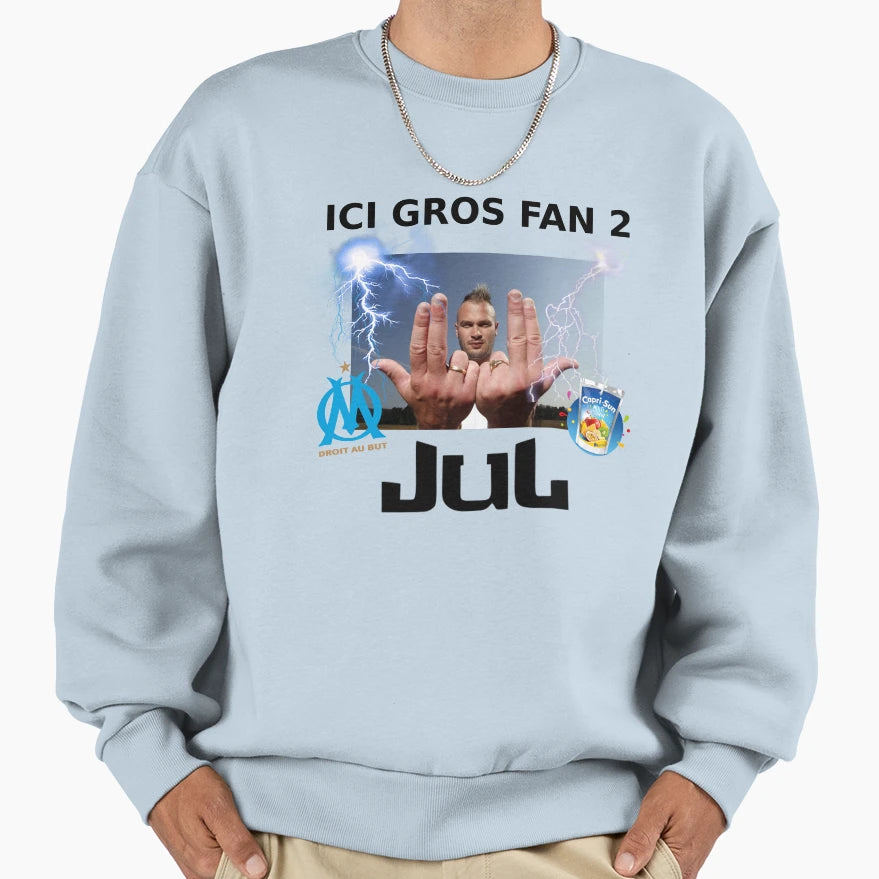 Here Big Fan Two Jul Sweatshirt - Unique Graphic for Adults - T-Shirt, Sweatshirt, Hoodie